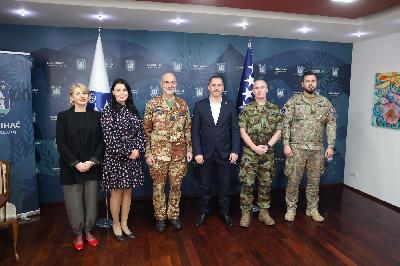 Grad Bihać posjetili pripadnici EUFOR-a na čelu s komandantom Maurizijem Frondom